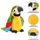 thumbnail image 2 of Juguete de loro eléctrico ZHCH parlante de peluche con Función de Grabación y reproducción verde, 2 of 5