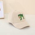 thumbnail image 2 of Toddler Hat Cute Embroidery Dinosaurs Toddler Boy Hats Breathable Gift for 2-6 Years Boys Outdoor, 2 of 4