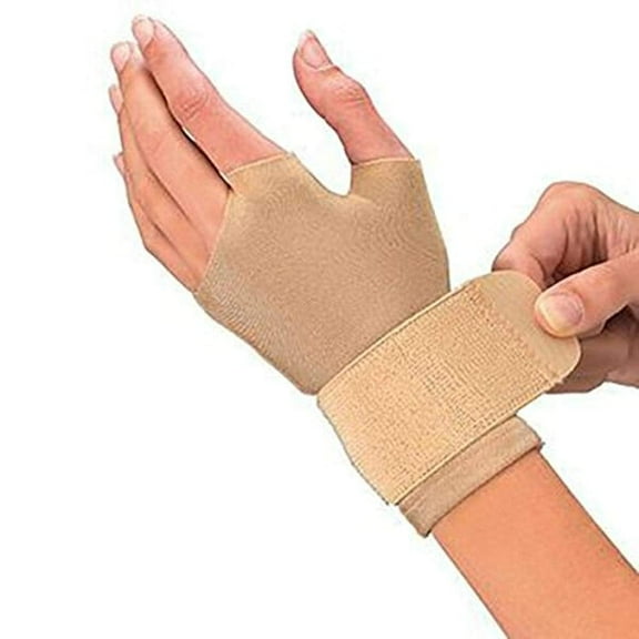Mueller Compression Gloves, Large, Beige, 1 Pack