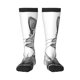 thumbnail image 1 of Balery Cute Cat Meadow Sketch Calcetines novedosos Calcetines deportivos Calcetines hasta la rodilla Calcetines de algodón Calcetines originales y geniales, 1 of 6
