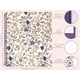 thumbnail image 4 of Steel Mill & Co Lindo Cuaderno Floral Grande En Espiral Con Rayas Universitarias, 11 X 9,5 Pulgadas, Tapa Dura Duradera Y 160 Páginas A Rayas, Color Morado, 4 of 5