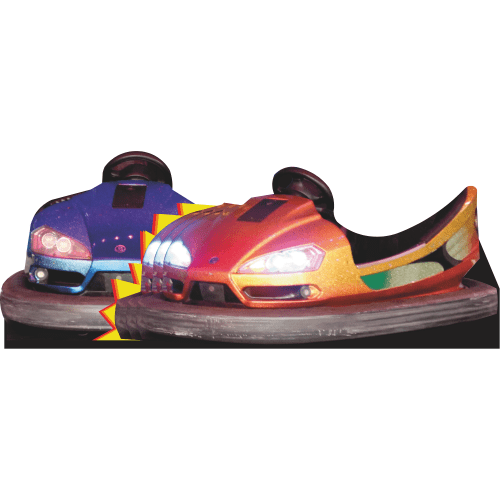 SS11223 Bumper Car Cars Crash Amusement Park Stand In Cardboard Cutout Standee Standup