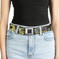 thumbnail image 5 of Buckle-Down Belt, Seatbelt Buckle Belt, Truth And Justice Close Up Yellow, 34 to 52 Inches, 5 of 8