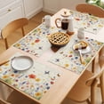 thumbnail image 5 of Spring Red Placemats Set of 12, Pink Grey Blue Flower Daisy Butterfly Vintage Non-Slip Place Mats Washable Table Mats for Kitchen Dining Table Decorations Indoor/Outdoor, 5 of 9