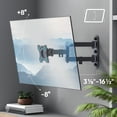thumbnail image 3 of ONKRON TV Monitor Wall Mount - Monitor Mount for 10-35 Inch Screens up to 55 lbs - RV TV Mount 75x75 100x100 VESA Wall Mount - Fixed TV Wall Mount - Computer Monitor Wall Mount, Black TV Wall Mounts, 3 of 7