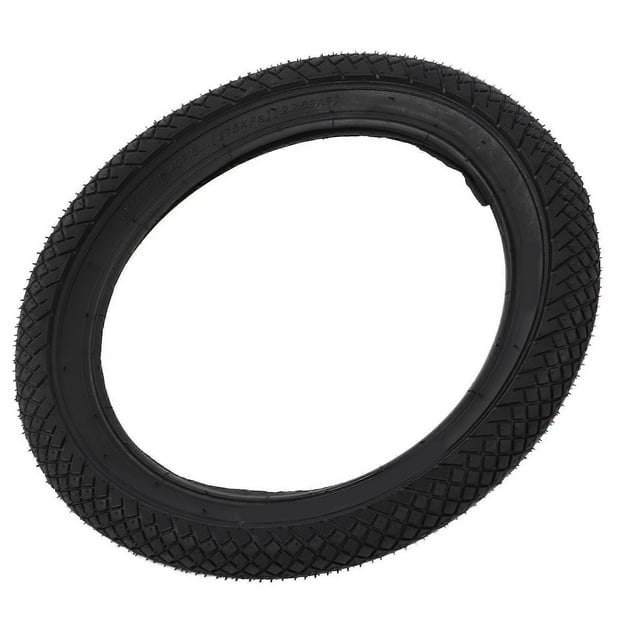 Pneu épais antidérapant en caoutchouc pour vélo d'enfant, motif à carreaux, pièces et accessoires 14 x 2,125