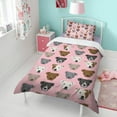 thumbnail image 4 of Pit Bull Terrier Duvet Cover and Pillowcase Set for Single Bedding, Bedroom Accessories for Kids Teens, 4 of 5