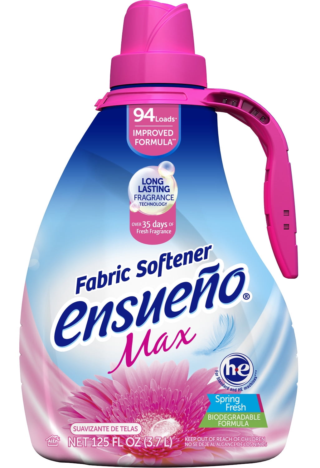 Ensueno Spring Fresh, 94 Loads, Liquid Fabric Softener