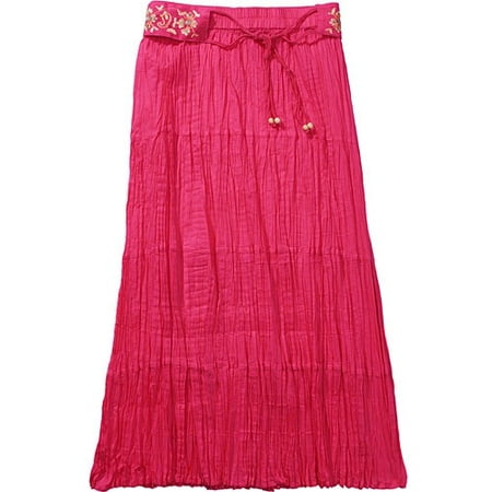 Women's Plus Tiered Crinkle Skirt