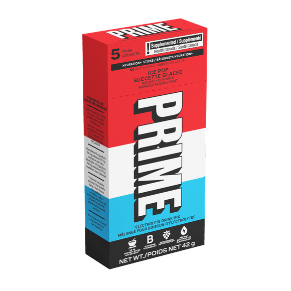 5ct. PRIME Hydration Sticks Ice Pop, 5ct. PRIME Hydration Sticks Ice Pop
