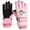 Pink, variant on HOARBOEG Teens Winter Gloves, Windproof Thermal Gloves with Safety Lanyard, Thick Cold Weather Gloves for Outdoor Activities Like Skiing, Snowboarding, Cycling and Snow Play