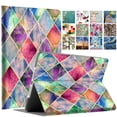 thumbnail image 1 of iPad PRO 9.7 Pouces 2016 Étui Folio A1673 A1674 A1675 MLMP2LL/A MM172LL/A MLMN2LL/A MLMW2LL/A MLMX2LL/A MM192LL/A MLMV2LL/A MLN02LL/A MLMY2LL/A MLN12LL/A MM1A2LL/A MLMQ2LL/A MLPX2LL/A Imprimé Diamond Grid, 1 of 7