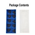 thumbnail image 3 of 10 Pcs 16IR AG60 VP15TF Lame de Filetage en Carbure CNC rt pour Acier Inoxydable, 3 of 12