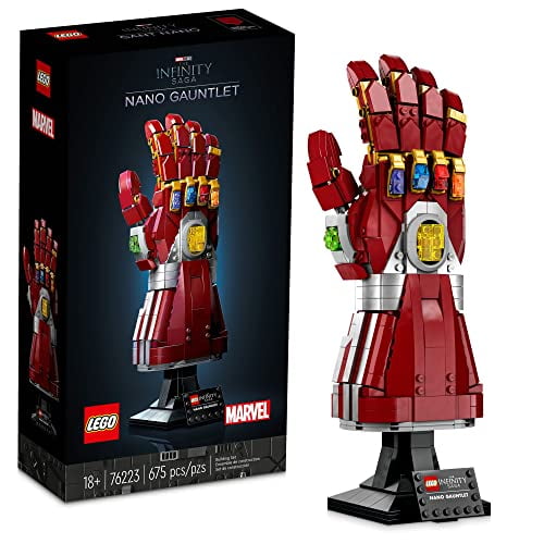 LEGO Marvel Nano Gauntlet 76223 Collectible Building Kit; Replica Iron Man Gauntlet for Adult Fans and Model-Makers (680 Pieces)
