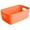 Orange, variant on Storage Basket Solid Color Space-Saving Plastic Tissue Makeup Holder Home Decor