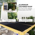 thumbnail image 3 of Outsunny 10' x 13' Louvered Pergola with Adjustable Roof, Aluminum Hardtop Gazebo for Patio, Deck, Garden, Yard, Beach, 3 of 9