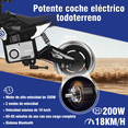 thumbnail image 2 of Mini Moto Cross Eléctrica Infantil Honey Whale BDQ-6988 Negro, 2 of 7