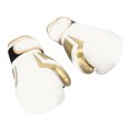 thumbnail image 2 of Guantes de boxeo inflables transpirables con cierre de gancho y bucle para entrenamiento de lucha de Taekwondo Karate oro blanco, 2 of 5