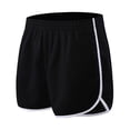 thumbnail image 3 of Men Drawstring Breathable Solid Sports Running Casual Fitness Yoga Gym Shorts, 3 of 9