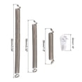 thumbnail image 3 of Uxcell 12 Piezas Soporte para Platos, 6/8/10" Acero Inoxidable con 12 Ganchos de Pared para Platos Decorativos Plata, 3 of 7