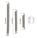 thumbnail image 3 of Uxcell 12 Piezas Soporte para Platos, 6/8/10" Acero Inoxidable con 12 Ganchos de Pared para Platos Decorativos Plata, 3 of 7