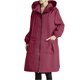 thumbnail image 2 of Chaquetas y abrigos casuales con capucha de manga larga para mujer, impermeable, transpirable, talla grande, con capucha, para senderismo, cortavientos cálido, blusa de poliéster para mujer, 2 of 4
