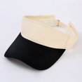 thumbnail image 2 of Unisex Sport Sun Visor Hat Denim Baseball Style Breathable Mesh Outdoor UV Protection, 2 of 3