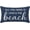 Navy Blue, variant on Decorative Lumbar Pillow Cover 12x20 Inch, All You Need is Love & The Beach Quote, Nautical Hampton Indoor Decor for Sofa Couch Bedroom, Fourth of July Decorations, Navy Blue