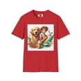 thumbnail image 4 of Golden Retriever Unisex Softstyle T-Shirt, 4 of 10