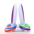 thumbnail image 2 of Cribun Inflatable Bunny Rabbit Ears Hat with Rings Toss Game Toy for Family Easter Party Supplies, 2 of 4