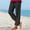 Black#2, variant on LEBONYARD Light Wash Jeans Women Spring Summer Vibes,Women's Casual Solid Color Loose Pants Beach Wide Leg Trousers with Pocket Green M