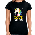 thumbnail image 2 of Love Wins LGBT Love Live Be Happy LGBT Flag Gay Pride Month Shirts for Women, 2 of 8