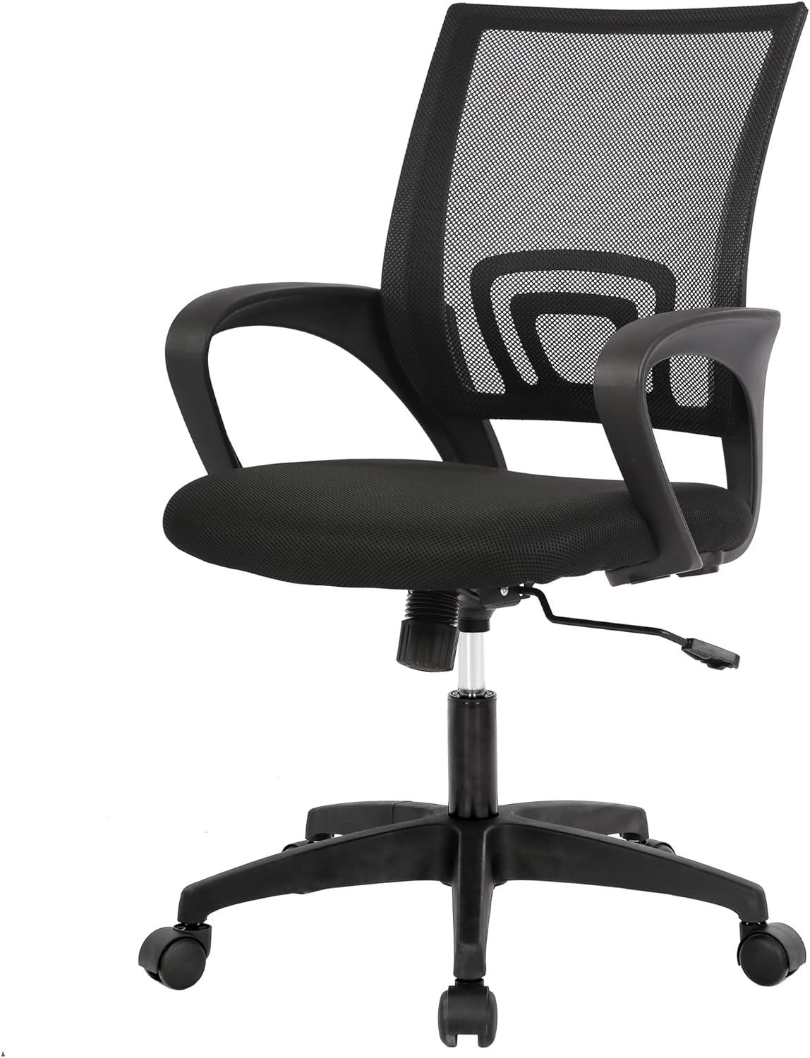 BestOffice Ergonomic Office Chair, Lumbar Support, Adjustable Height with Armrests for Adults(Black)