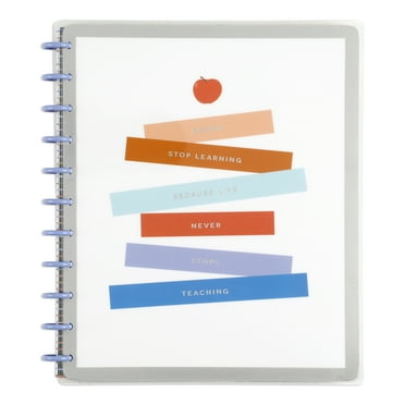 Happy Planner Big Notebook W/60 Sheets 8.5"X11"-Teacher Notes