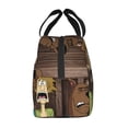 thumbnail image 4 of Lsque Scooby-Doo Print Insulated Lunch Bag with Thick Aluminum Foil Lunch Tote Bag with Front Pocket for Men and Women, Ideal for Work, School, Picnics, and Travel, 4 of 8
