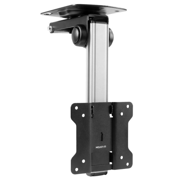 Mount-It! Ceiling TV Mount, 27" Maximum Screen Size, Under Cabinet Swivel Bracket