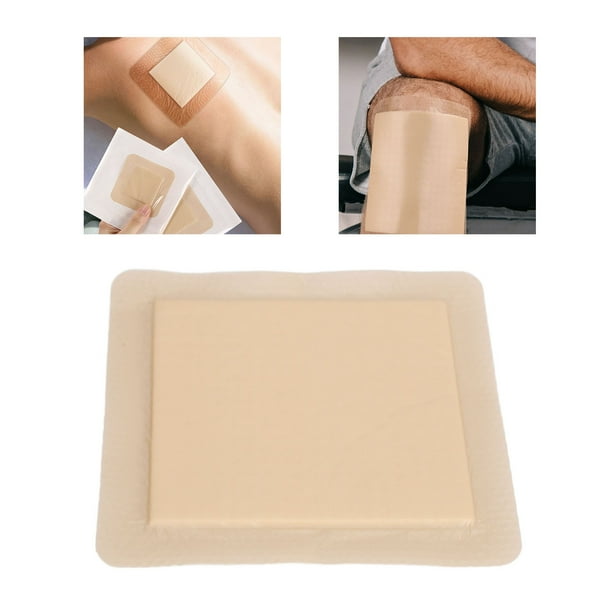 Parche De Apósito De Espuma De Silicona, Alta Absorción Que Promueve La Curación Parche De Apósito De Gel De Silicona Con Borde Para Protección Del Ombligo
