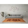 thumbnail image 3 of Ahgly Company Indoor Rectangle Oriental Orange Industrial Area Rugs, 8' x 10', 3 of 4