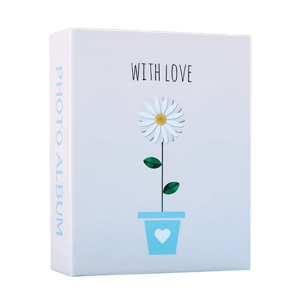 CCOCC A5 Flower Memory Photo Album,Holds 200 - 4" x 6" Photos