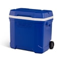 thumbnail image 5 of 30qt Rolling Cooler with Wheels, Hard-Sided Insulated Design, 41-Can Capacity for Ice Retention, Durable Portable Build for Picnic, Beach, Camping, and Outdoor Travel, 5 of 10