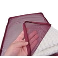 thumbnail image 5 of Vercord 7 Set Travel Packing Organizers Cubes Luggage Suitcase Organizer Bags Clothes Underwear Cube Shoe Pouch Pack Burgundy, 5 of 5