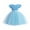 Blue, variant on Generic 2024 New Children's Dress Lace Wedding Skirt Princess Dress Attended The Party To Attend The Event Elegant Sweet Autumn Winter Clothes （10-11Years Multi-color）