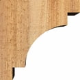 thumbnail image 3 of 4"W x 6"D x 6"H Mediterranean Rough Sawn Corbel, Western Red Cedar, 3 of 9