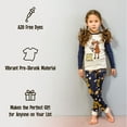 thumbnail image 6 of LazyOne Warm Long-Sleeve PJ Sets for Girls and Boys, Canoe Tuck Me In, Funny Animal Kids' Pajama Sets, 6 of 7