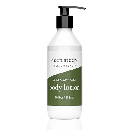DEEP STEEP Rosemary Mint Body Lotion  10 FZ