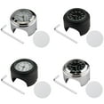 thumbnail image 3 of 7/8" Waterproof Chrome Motorcycle Bike Handlebar Mount Quartz Clock Watch Aluminum Accessori Luminous Clock, 3 of 9
