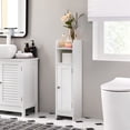 thumbnail image 4 of Armario de esquina para almacenamiento de baño VASAGLE, blanco, 4 of 8