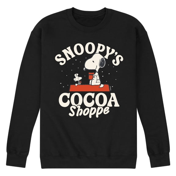 Peanuts - Snoopys Cocoa Shoppe - Men's Crew Fleece Sweatshirt
