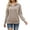 Khaki, variant on Vedolay Sweaters Womens Fall Sweater 2023 Long Sleeve Soft Ribbed Knit Pullover Tops,Khaki L