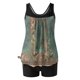 thumbnail image 5 of Traje de baño de dos piezas para mujer, trajes de baño para mujer, traje de baño de dos piezas con espalda de tirantes y estampado conservador para mujer, vestido de baño para mujer, 5 of 5